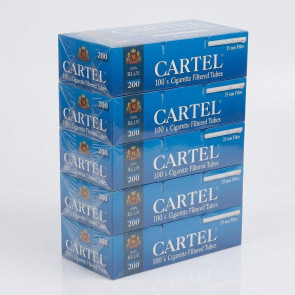 Cartel 100s blue 100mm Filterhülsen 1000 Stück