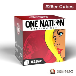 One Nation Shisha #28er 1kg - 28mm - Kokoskohle