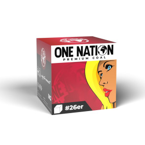 One Nation Premium Shisha Cubes 26er 1kg